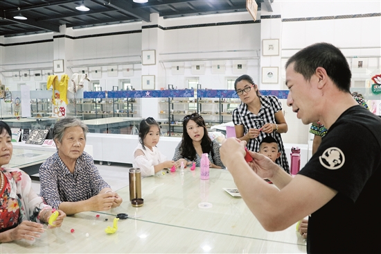 Baotou promotes dough modeling