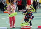 Children take part in amusing sports meeting in Yantai