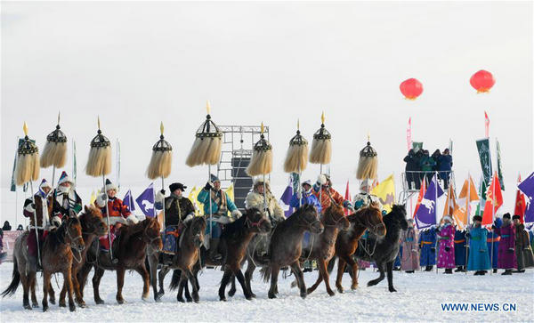 Nadams of Ice and Snow kick off in Inner Mongolia