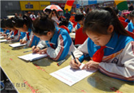 Hard-pen calligraphy contest gathers thousands in Yantai