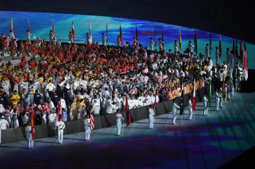 The closing ceremony of the 18th Asian Games is held at the Gelora Bung Karno (GBK) Main Stadium in Jakarta, Indonesia, Sept. 2, 2018..jpg