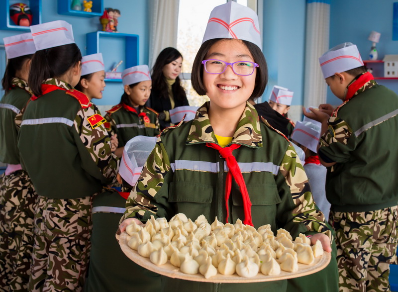 Primary school in Hohhot marks Lidong