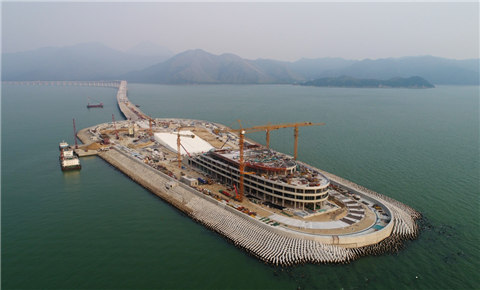 Bay bridge island near HK Airport up to snuff 