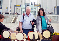 Cantonese cultural heritages displayed at Guangzhou airport