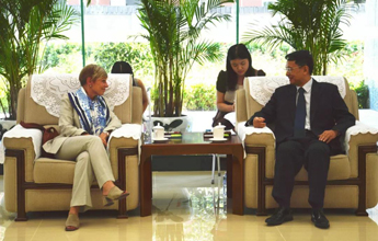 CIDCA vice chairman meets with Ford Foundation’s executive vice-president