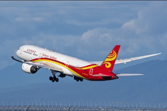 Hainan Airlines carry 11.4% more passengers in 2018