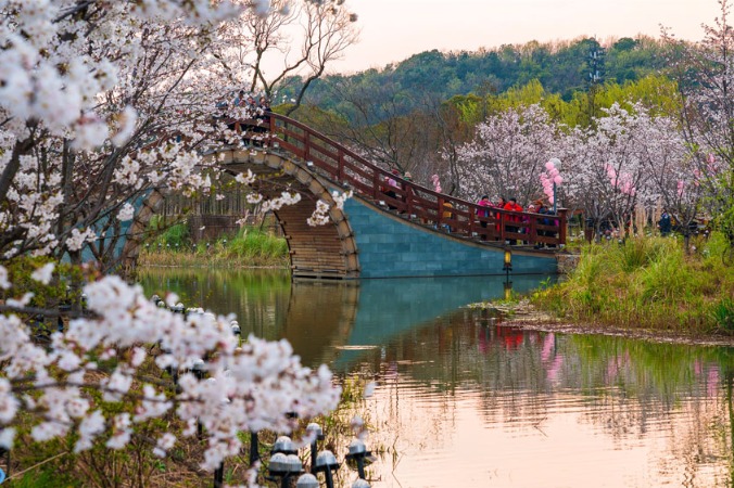 The stunning view of Nianhuawan in Wuxi