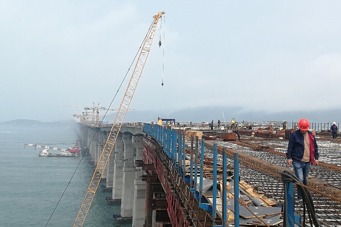 Fuzhou-Pingtan bridge to be completed this year