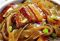 Braised pork with vermicelli