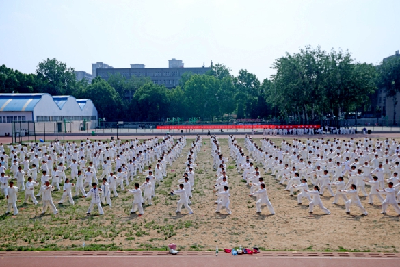 Thousands of seniors show charms of tai chi in Jinan