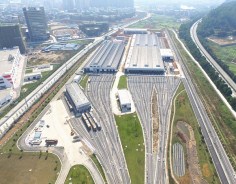 China's first sponge car depot put into use