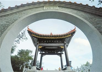 Yeli Island's crowning pavilions rebuilt and reopened