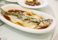 Steamed White Fish