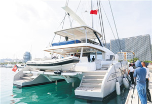 Hainan-HK-Macao 'free flow of yachts' begins following first HK catamaran's entry in Sanya