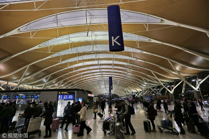 New terminal aids Pudong's flight services