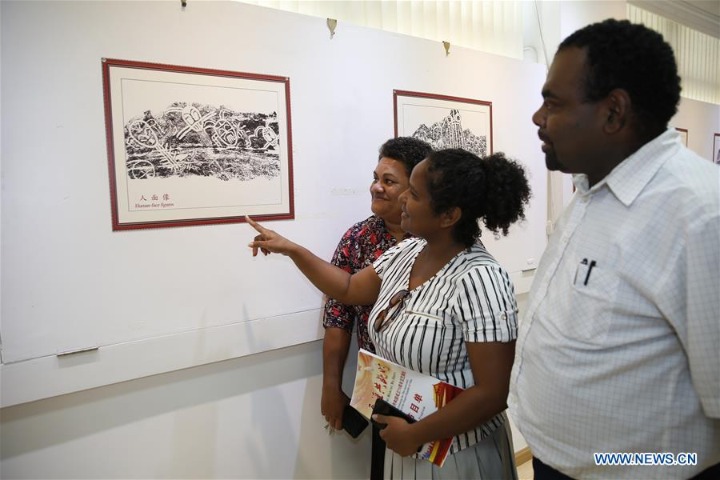 Ningxia rock carving art exhibition held in Fiji