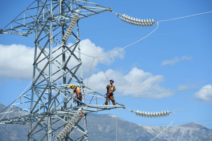 Hebei-Beijing clean power transmission project nears completion