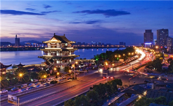 Xiangjiang River Scenic Belt in Changsha