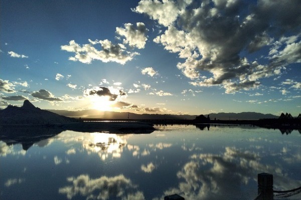 Iconic salt lake reopens to public