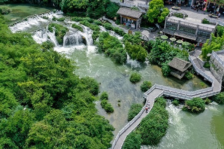 Tianhetan scenic area in Guiyang, Guizhou