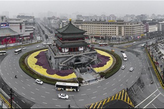 600-year-old bell tower reopens in Northwest China