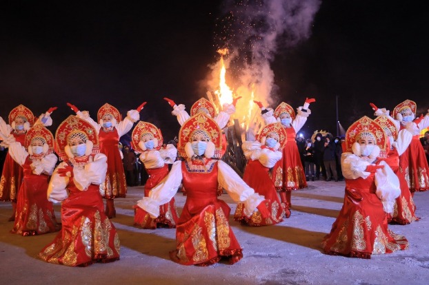 Dances heat up chilly air in Heilongjiang