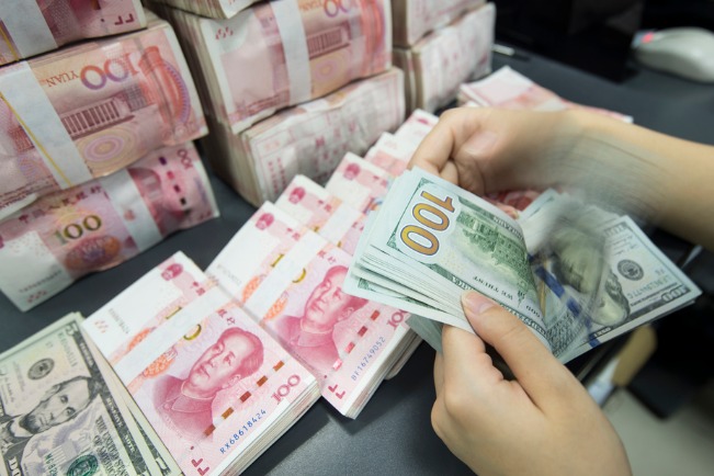 Foreign investment in Chinese bonds rising