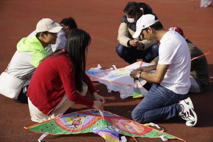 Embrace spring — kite drawing & flying activity