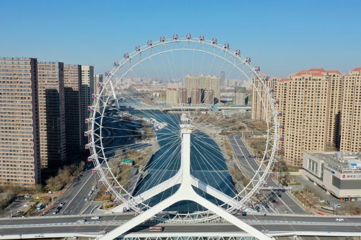 Largest coastal city in North China