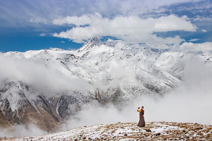 Plateau attraction shines beauty of snowland