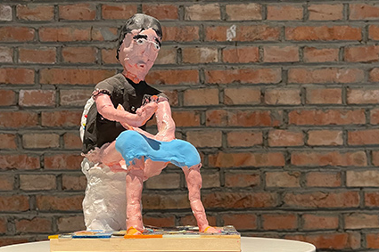 Youth sculpture exhibition shows creativity and insight