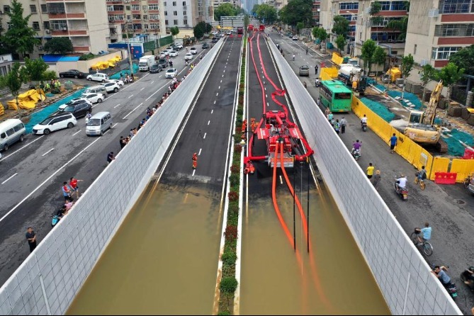 China earmarks 100m yuan of relief funds to flood-hit Henan