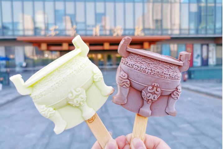 Ice popsicles mark treasure of Anhui Museum