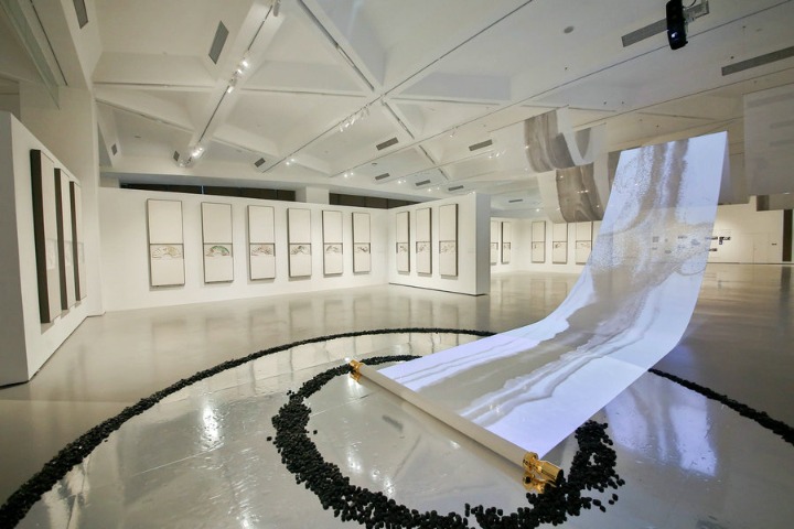 'Cream' of artist's ink explorations on show in Xiamen