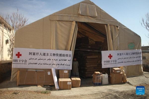 Afghanistan receives new batch of China-donated supplies