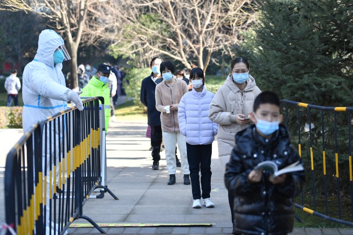 Xi'an starts third round of testing for coronavirus