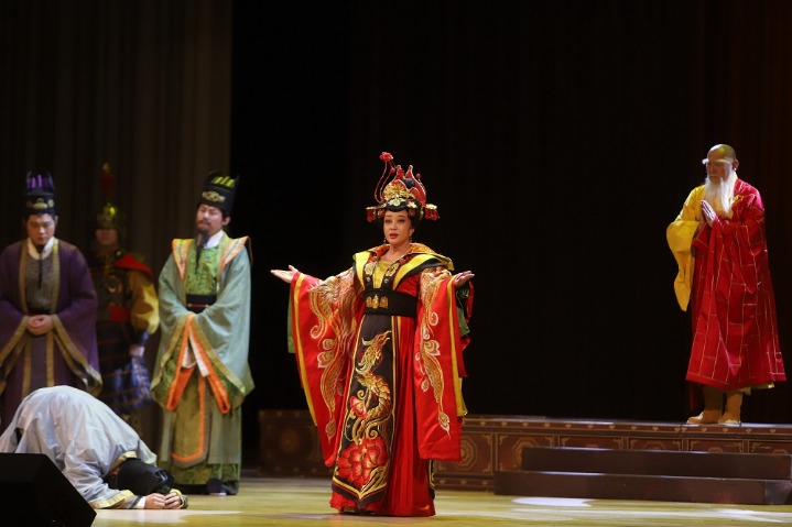 Legend of female emperor in feudal China staged  in Tianjin