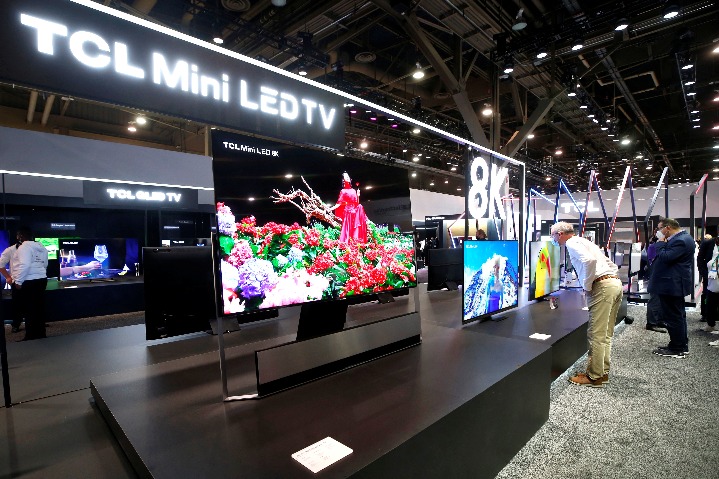 China's TCL unveils ultra slim TV at CES 2022