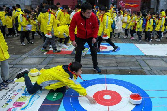 School campuses teeming with Winter Games fervor