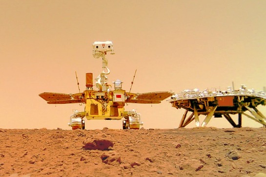 China's Zhurong rover switches to dormant mode in severe Martian dust storm