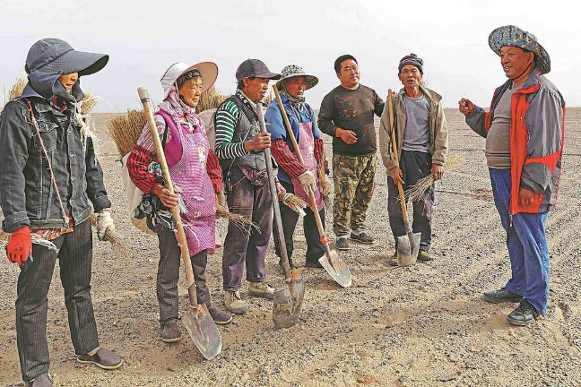 Man dedicates self to greening Gobi Desert