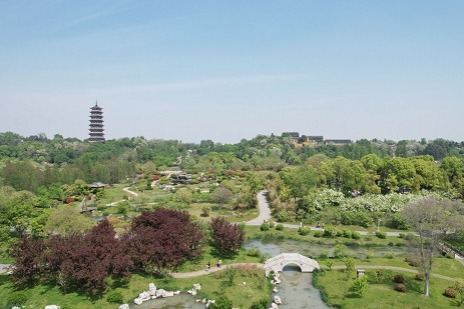 Views of Yangzhou from sky