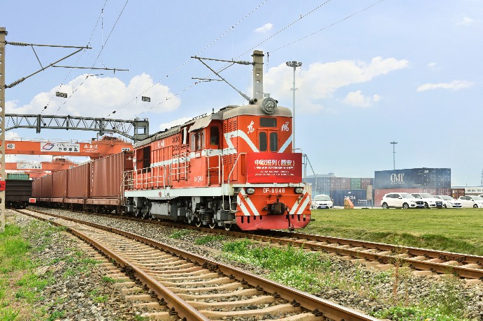 China-Europe freight train service "a passage of life" amid pandemic: official