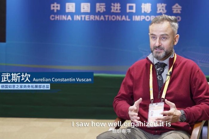 Aurelian Constantin Vuscan: 21-day quarantine didn't stop me from attending CIIE