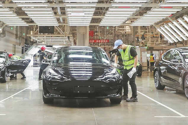 Delivery of Tesla's Shanghai factory hits record high in September