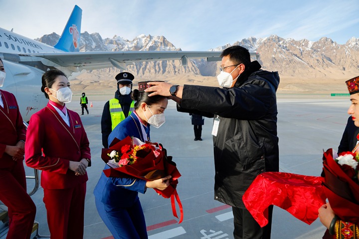 Westernmost airport opens to passengers