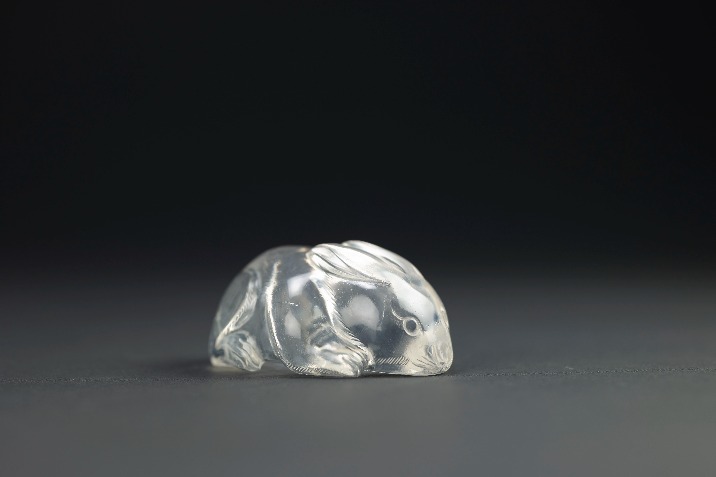 Crystal hare from the Yuan Dynasty