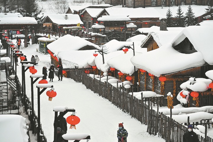 'Snow Town' attracting tourists to Heilongjiang