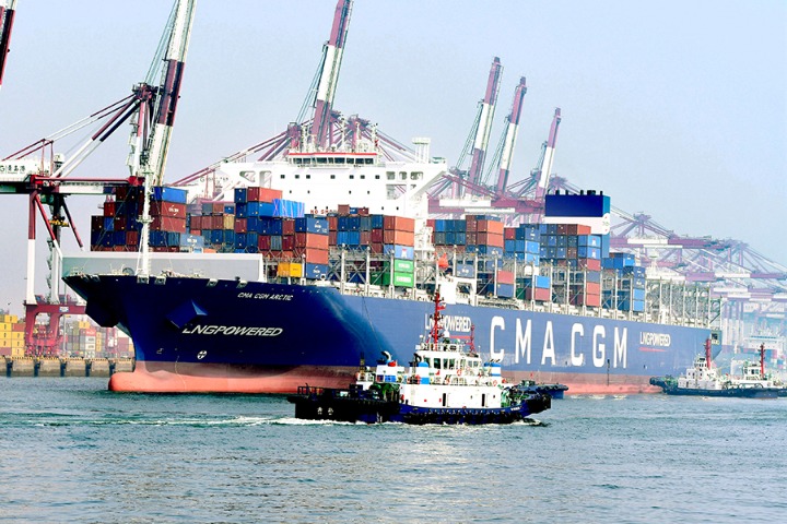 China's foreign trade reaches 6.18t yuan in first 2 months