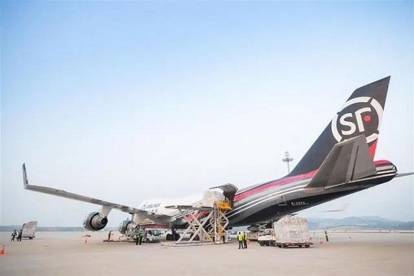 China's first cargo-focused airport launches first intl route